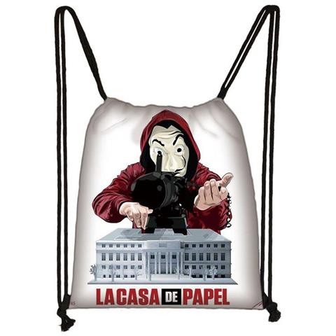 SLOWMOOSE - The House Of Paper Zaino La Casa De Papel Borsa Da Viaggio  Maschera Dali [ skddepapel04] - ePRICE