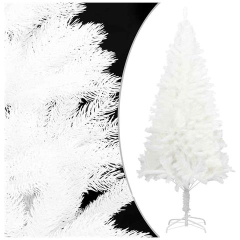 Albero di Natale Artificiale con Aghi Realistici Bianco 120 cm - Foto 1