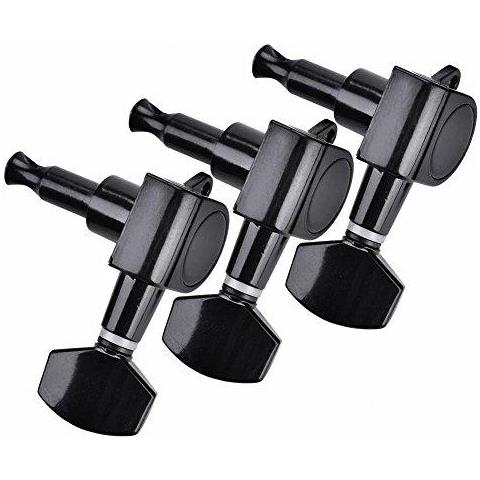 3l3r Chitarra Spine Di Sintonia Nero Chiuso Locking Tuners In Lega Di Zinco Piazza Mecchaniche. . . - Foto 4