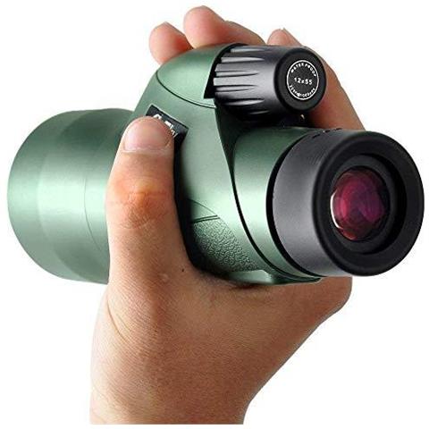 12x55 Ad Alta Definizione Telescopio Monoculare E Quick Smartphone Holder - 2019 I Pi Nuovi Impermeabile Monoculare -bak4 Prism Per La Fauna Selvatica Bird Watching Caccia Viaggio Di Campeggio Della Fauna Selvatica Secenery - Foto 2