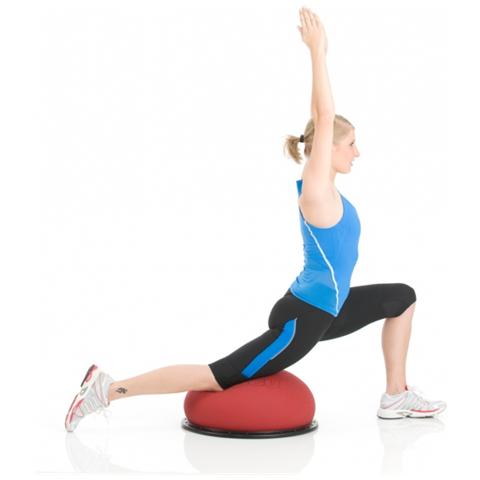 Cuscino per Equilibrio 52 cm Colore Nero e Rosso - Foto 2