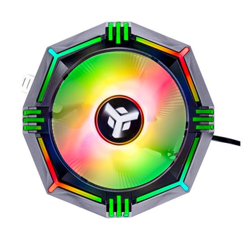 Dissipatore ad aria ICY-4LPR - Skt universale, 65W TDP, Low Profile, RGB Rainbow - Foto 3