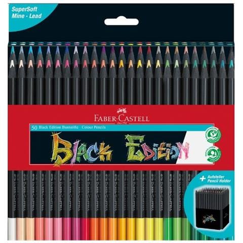 Faber Castell 50 Matite Colorate Blackedition - Foto 1