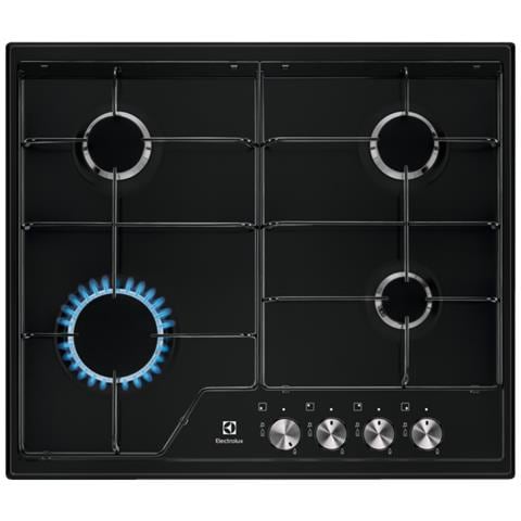 Piano Cottura EGS6424Ka Gas 4 Zone Cottura da 59.5 cm Colore Nero - Foto 1