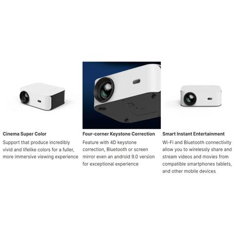 Mini Proiettore Wifi/bluetooth D100 Full Hd 1080p - Foto 7