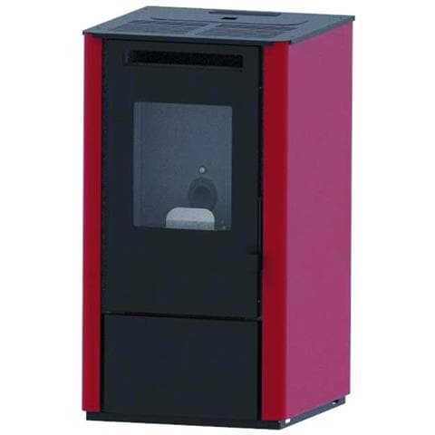 Vania - Stufa A Pellet Da 9.5 Kw Rosso - Foto 1