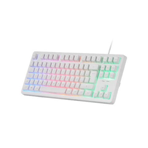 MK023 Tastiera USB QWERTY Spagnolo Bianco - Foto 1