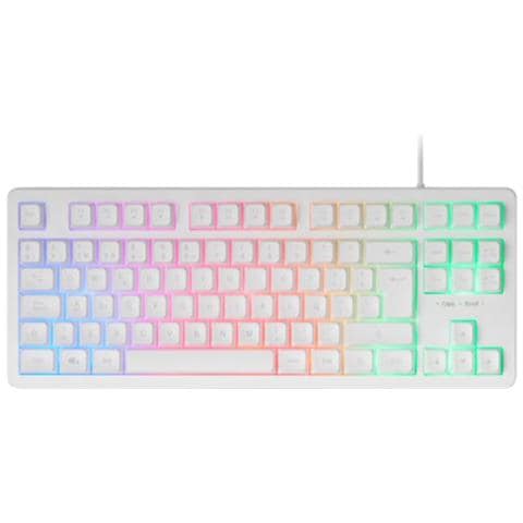 MK023 Tastiera USB QWERTY Spagnolo Bianco - Foto 2