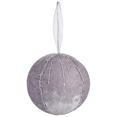 Set Di Palline Di Natale Poliestere Argentato 12 X 12 X 12 Cm (4 Unità) - Foto 3