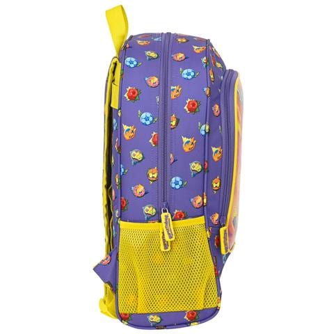 Zaino Scuola Superthings Guardians Of Kazoom Viola Giallo (32 X 42 X 14 Cm) - Foto 2
