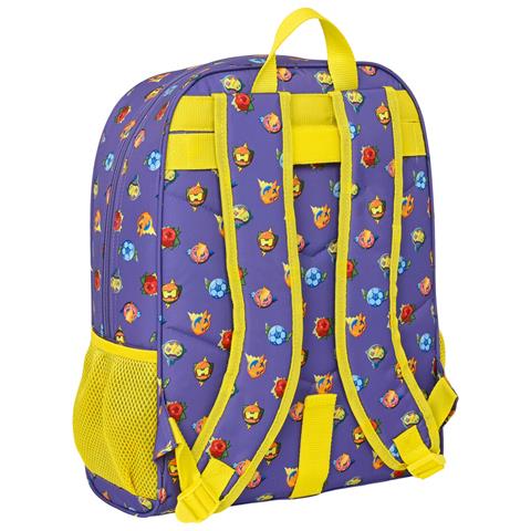 Zaino Scuola Superthings Guardians Of Kazoom Viola Giallo (32 X 42 X 14 Cm) - Foto 3