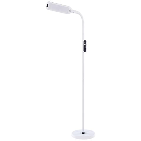Lampada Da Terra A Led Aries Con Dimmer Metallo Bianco - Foto 2