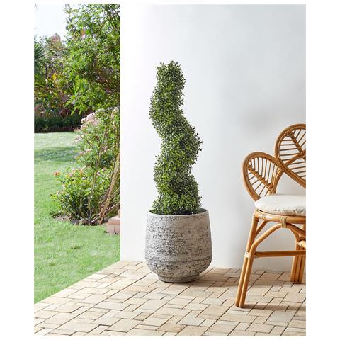 Pianta Artificiale In Vaso 98 Cm Buxus Spiral Tree - Foto 1