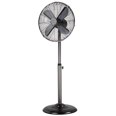 Ventilatore a piantana in metallo Nero Ottone - Foto 1