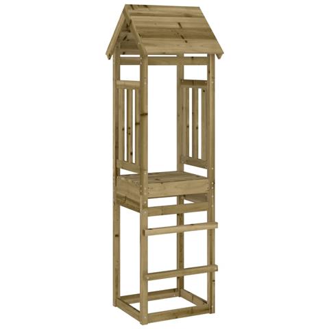 Torre Da Gioco 52,5x46,5x206,5 Cm In Legno Di Pino Impregnato - Foto 1