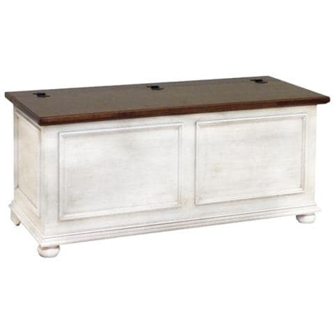 Sopraporta in legno finitura bianco anticato