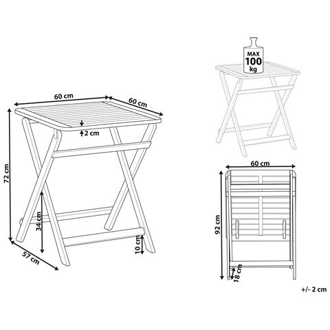 Tavolino Paraggi Legno Chiaro - Foto 8
