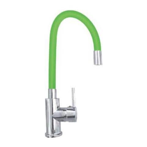 Miscelatore Canna Alta Flessibile Rubinetto Monocomando Cucina Verde 1987-4 - Foto 1