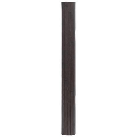 Tappeto Rettangolare Marrone Scuro 60x500 Cm In Bambù - Foto 3