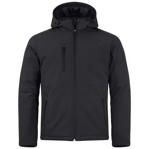 Padded Hoody Softshell Nero 4xl - Foto 1