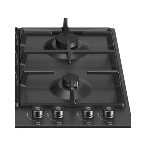 Piano Cottura P604PRONE a Gas 4 Fuochi Gas Colore Nero - Foto 2