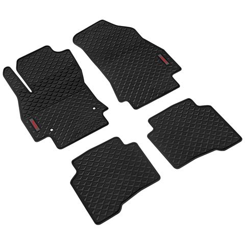 , Set Tappeti Su Misura In Eco Gomma - Compatibile Per Citroen Nemo 5p (12/08>03/14) - Citroen Nemo Van (12/08>03/14) - Fiat Fiorino (11/07>) - Fiat Qubo 5p (09/08>05/20) - Peugeot Bipper (05/08>09/17) - Peugeot Bipper Tepee (03/09>12/17) - Foto 1