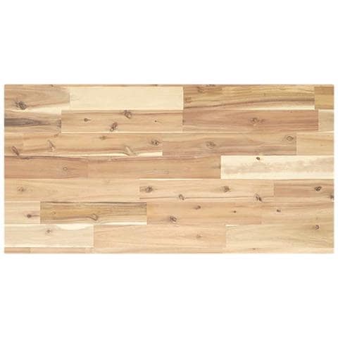 Ripiano A Parete 80x40x2 Cm Legno Massello Acacia Non Trattato - Foto 2