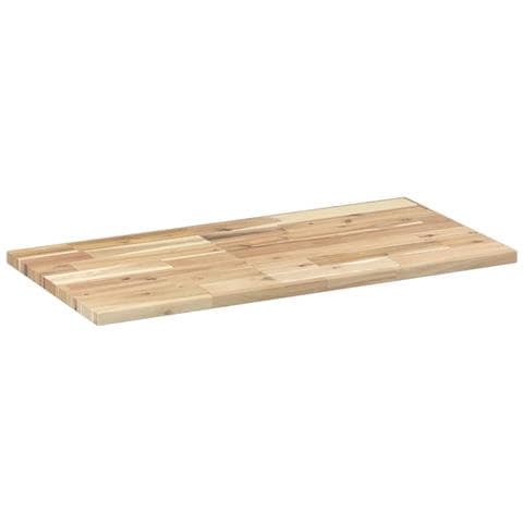 Ripiano A Parete 80x40x2 Cm Legno Massello Acacia Non Trattato - Foto 3