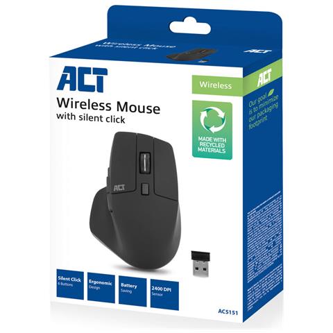 AC5151 mouse Universale Mano destra RF Wireless 2400 DPI - Foto 3