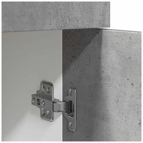 Armadio Inferiore Cassetto “Lyon” Grigio Cemento 40x46x81,5 - Foto 10