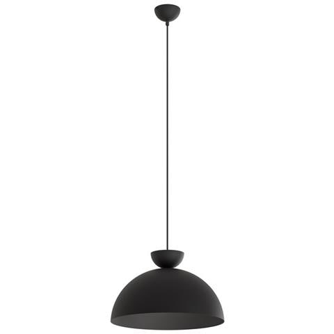 Lampada A Sospensione Lunaro In Acciaio Nero Opaco - Foto 1