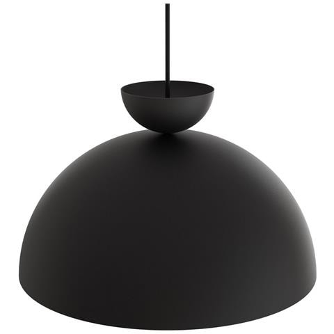 Lampada A Sospensione Lunaro In Acciaio Nero Opaco - Foto 2