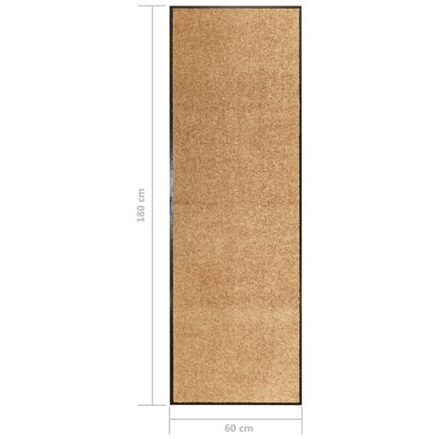 Lusso Casadino -  Zerbino Lavabile Crema 60x180 Cm - Foto 6