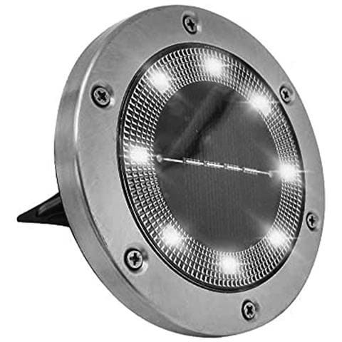 Luci Da Incasso A Energia Solare - Cornice Argentata A Led White 8 - Foto 2