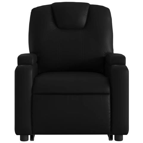 Poltrona Alzapersona Massaggiante Elettrica Nera in Similpelle - Foto 9