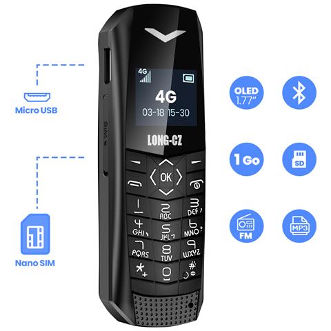 Mini Telefono 4g Lte Ultra Compatto Autonomia 5 Ore - Foto 5