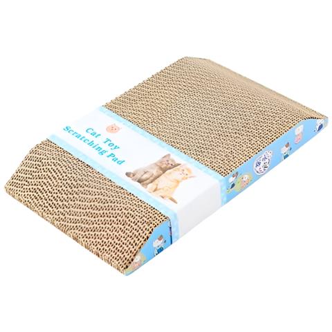 Tiragraffi Per Gatti In Cartone Ondulato Giocattolo Cuccia Onda 22x36x4 Cm Lettino Orizzontale - Foto 2