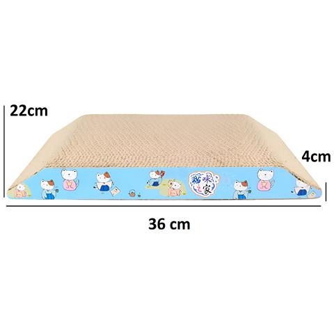 Tiragraffi Per Gatti In Cartone Ondulato Giocattolo Cuccia Onda 22x36x4 Cm Lettino Orizzontale - Foto 7