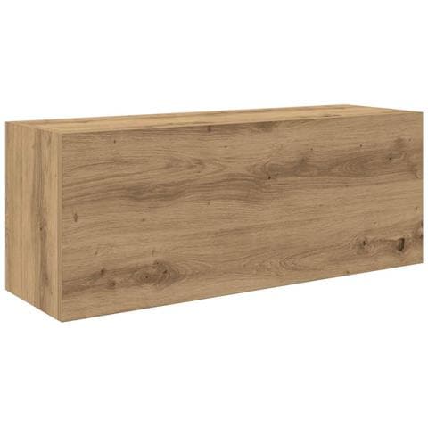 Mobiletto da Bagno Rovere Artigianale 80x25x30 cm in Truciolato - Foto 1