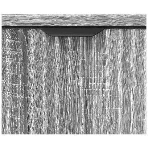 Set di mobili per il bagno con cassetto 3 pcs Grigio sonoma - Foto 9