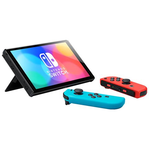 Switch OLED console da gioco portatile 17,8 cm (7") 64 GB Touch screen Wi-Fi Nero, Blu, Rosso - Foto 2