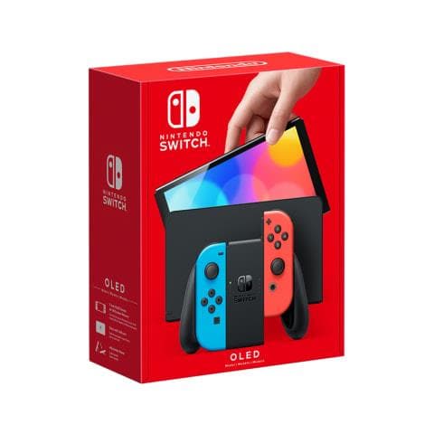 Switch OLED console da gioco portatile 17,8 cm (7") 64 GB Touch screen Wi-Fi Nero, Blu, Rosso - Foto 5