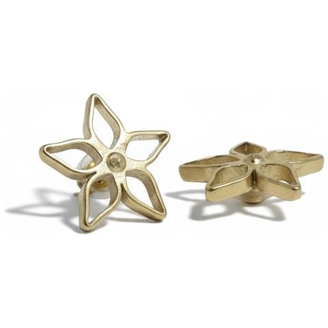 Ciondolo A Pressione Irregolare Blom In Ottone Placcato Oro - Foto 1