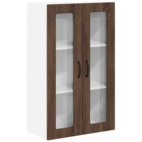 Pensile cucina con lo scaffale Rovere Marrone 60 x 31 x 100 cm - Foto 1