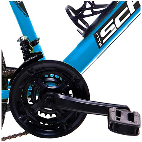 Mtb 24'' - Mountain Bike Da Uomo, Ruote 24'', Cambio 18 Velocità, Telaio Acciaio, Con Accessori - Colore Azzurro - Foto 4