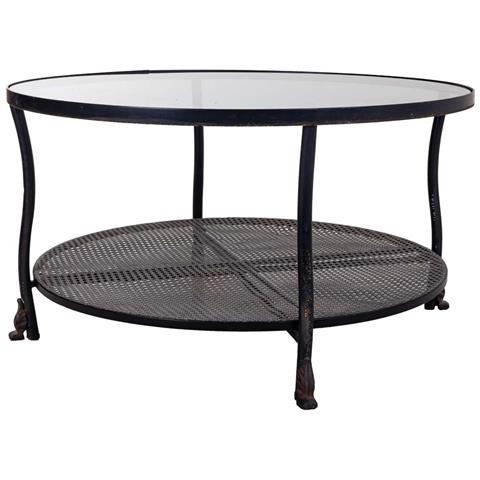 Tavolino In Metallo Nero 85x85x45h - Foto 2