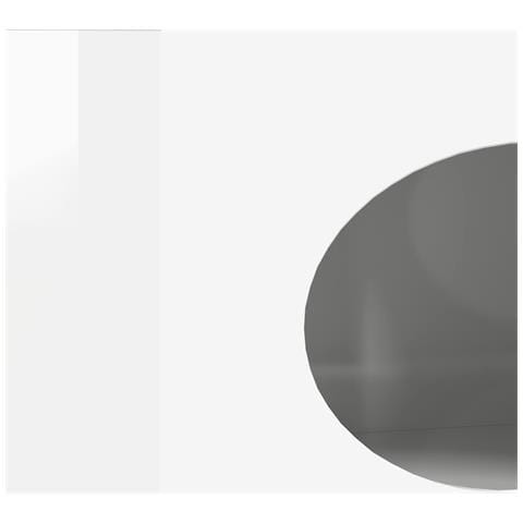 Credenza Bianco Lucido 40 x 35 x 100,5 cm Legno multistrato - Foto 9