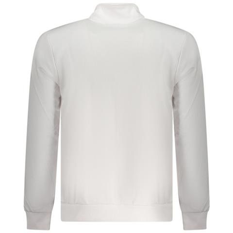 FELPA BIANCA CON CERNIERA PER UOMO USA GRANDE - Colore: Bianco, Taglia: 2XL - Foto 2