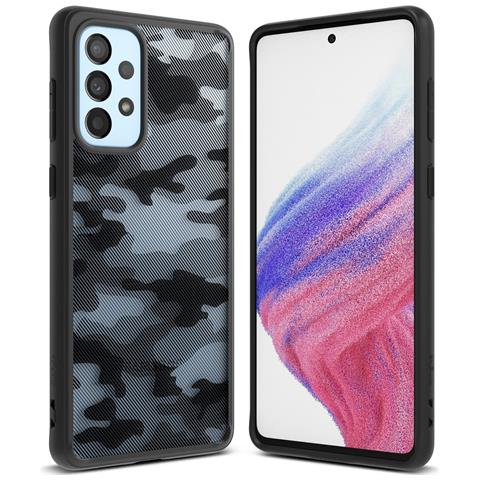 Custodia Ringke Fusion Matte Con Bordo In Gel Per Samsung Galaxy A73, Nera - Foto 1