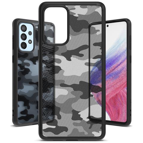 Custodia Ringke Fusion Matte Con Bordo In Gel Per Samsung Galaxy A73, Nera - Foto 2